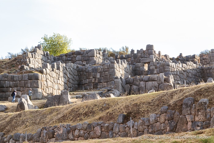 The zigzag walls of Sacsayhuaman Fortress.