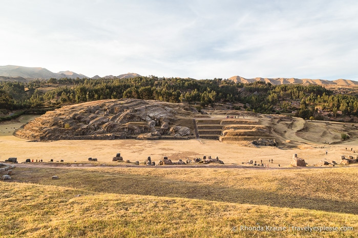 Overlooking the Sacsayhuaman archaeological site in Cusco.