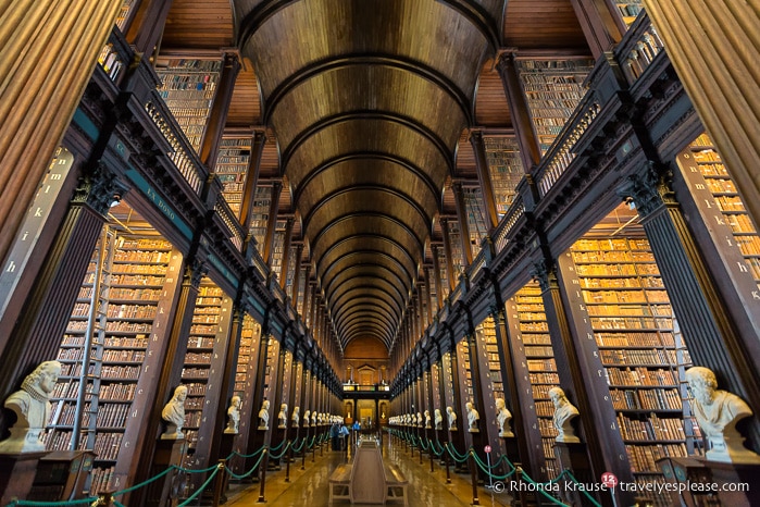 travelyesplease.com | Photo of the Week: Long Room of the Old Library at Trinity College, Dublin