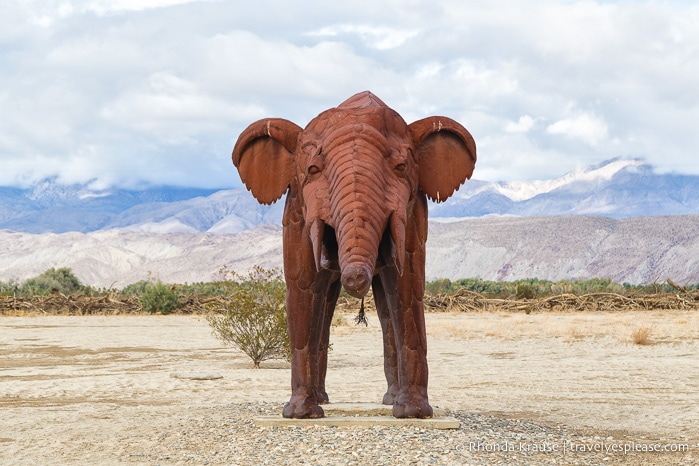 travelyesplease.com | Borrego Springs Sculptures- The Metal Sky Art Sculptures of Ricardo Breceda