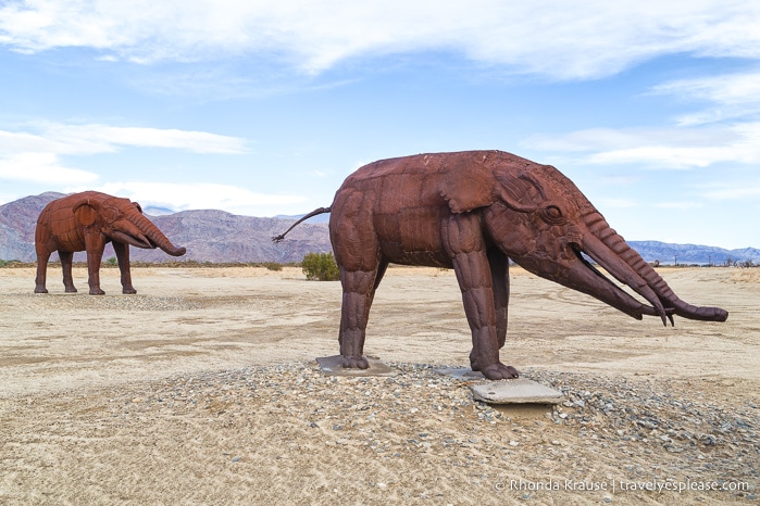 travelyesplease.com | Borrego Springs Sculptures- The Metal Sky Art Sculptures of Ricardo Breceda