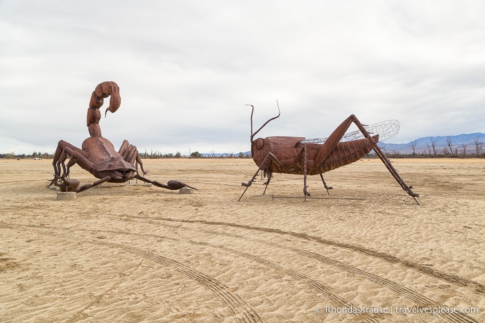 travelyesplease.com | Borrego Springs Sculptures- The Metal Sky Art Sculptures of Ricardo Breceda