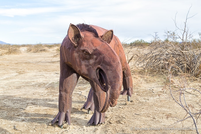 travelyesplease.com | Borrego Springs Sculptures- The Metal Sky Art Sculptures of Ricardo Breceda