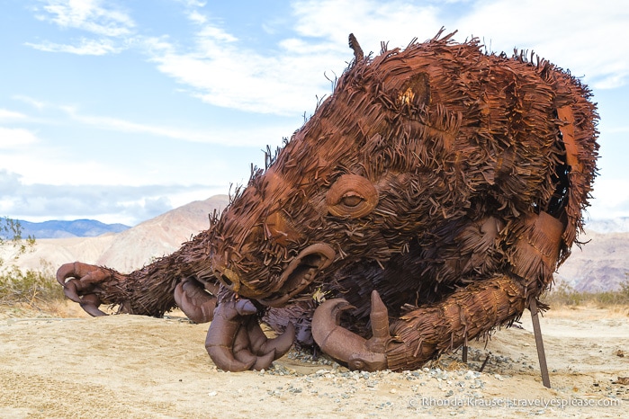 travelyesplease.com | Borrego Springs Sculptures- The Metal Sky Art Sculptures of Ricardo Breceda