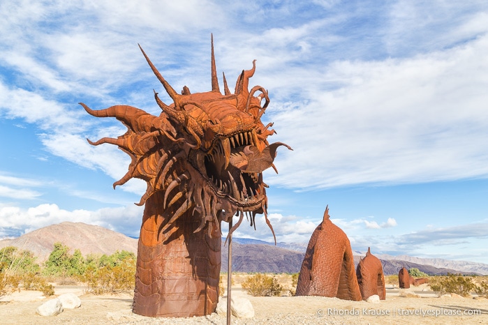 travelyesplease.com | Borrego Springs Sculptures- The Metal Sky Art Sculptures of Ricardo Breceda