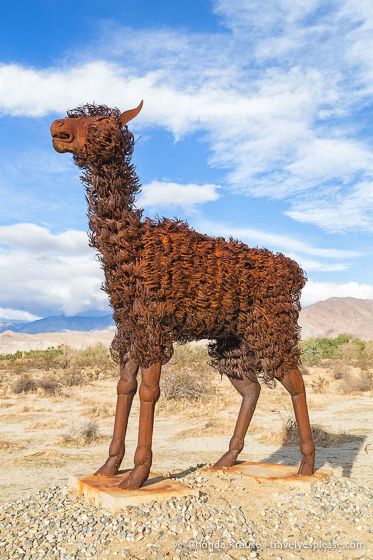 travelyesplease.com | Borrego Springs Sculptures- The Metal Sky Art Sculptures of Ricardo Breceda