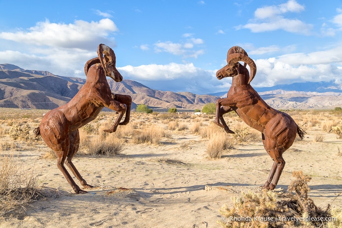 travelyesplease.com | Borrego Springs Sculptures- The Metal Sky Art Sculptures of Ricardo Breceda