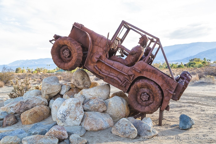 travelyesplease.com | Borrego Springs Sculptures- The Metal Sky Art Sculptures of Ricardo Breceda