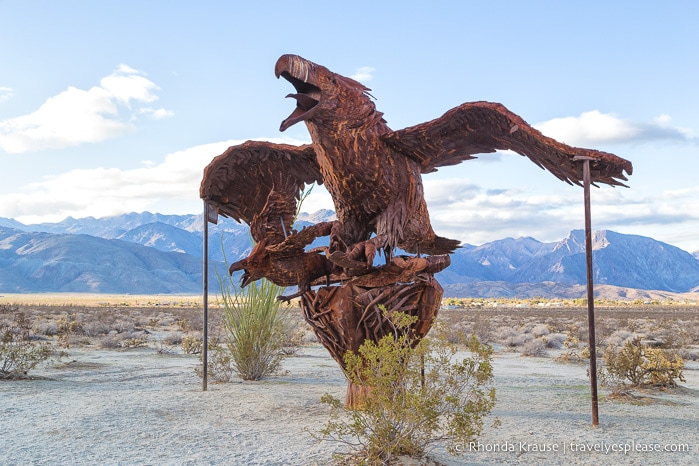 travelyesplease.com | Borrego Springs Sculptures- The Metal Sky Art Sculptures of Ricardo Breceda