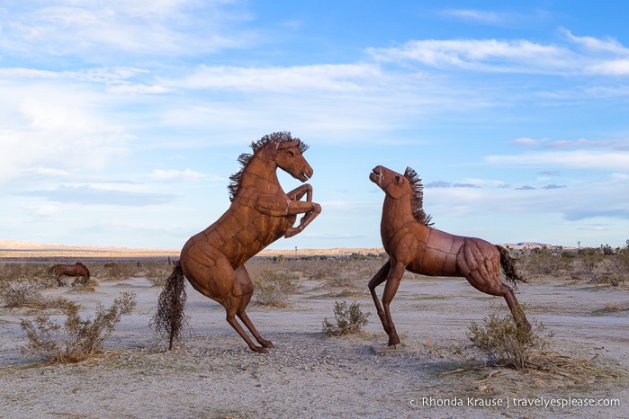 travelyesplease.com | Borrego Springs Sculptures- The Metal Sky Art Sculptures of Ricardo Breceda