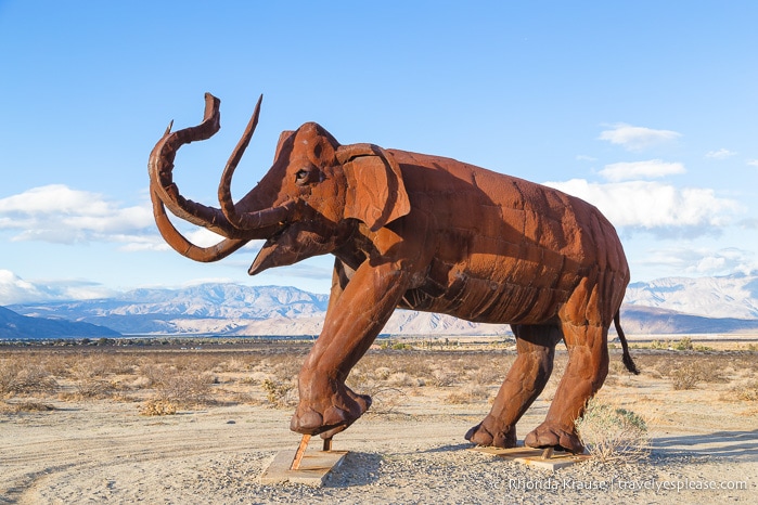 travelyesplease.com | Borrego Springs Sculptures- The Metal Sky Art Sculptures of Ricardo Breceda