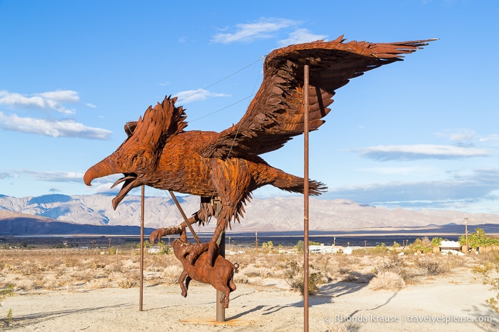 travelyesplease.com | Borrego Springs Sculptures- The Metal Sky Art Sculptures of Ricardo Breceda