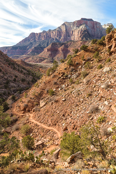 travelyesplease.com | Hiking Watchman Trail in Zion National Park