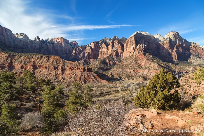 travelyesplease.com | Hiking Watchman Trail in Zion National Park