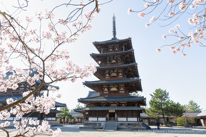 travelyesplease.com / Horyu-jin temppeli-maailman vanhimmat Puurakennukset
