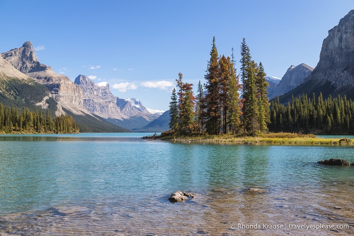 travelyesplease.com | Maligne Lake Cruise to Spirit Island- One of Jasper National Park's Most Iconic Experiences