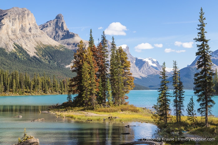 travelyesplease.com | Maligne Lake Cruise to Spirit Island- One of Jasper National Park's Most Iconic Experiences