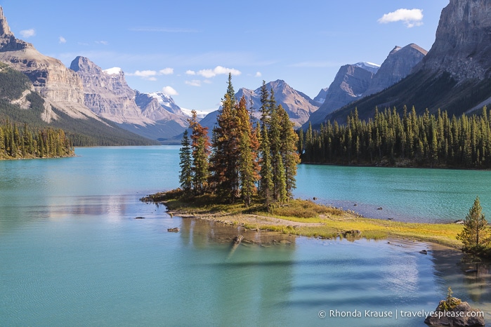 travelyesplease.com | Maligne Lake Cruise to Spirit Island- One of Jasper National Park's Most Iconic Experiences