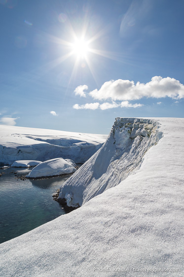 View at Portal Point, landing site on Antartica cruises