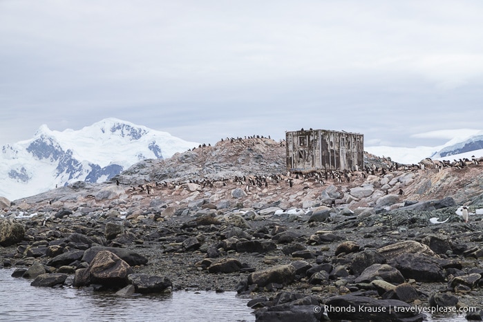 An old shack at Waterboat Point, Antarctica