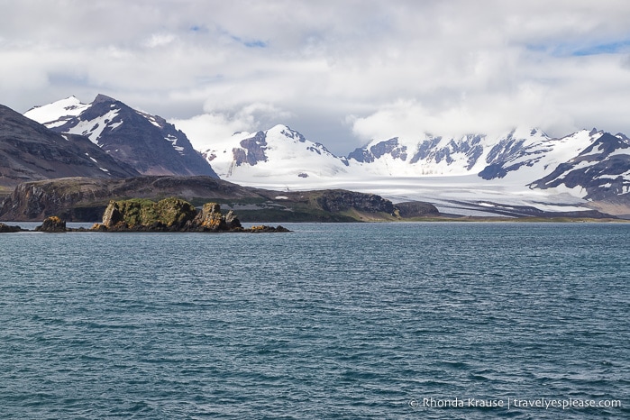 Scenery in South Georgia seen during an Antarctic expedition cruise