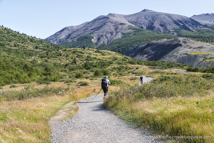 Towers Hike in Torres del Paine National Park, Chile