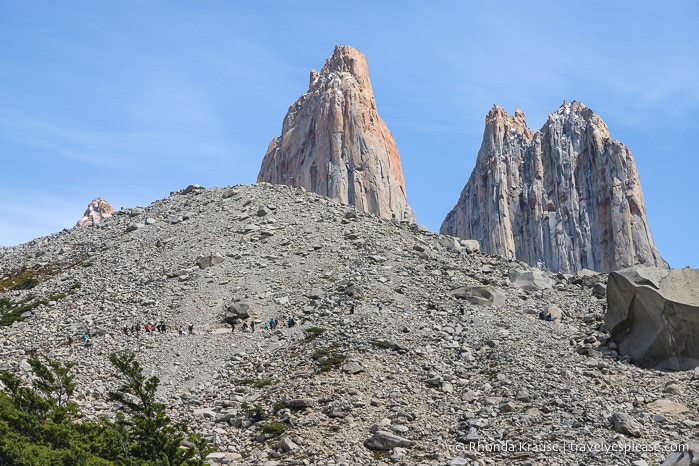 Mirador las Torres Hiking to the Base of Torres del Paine