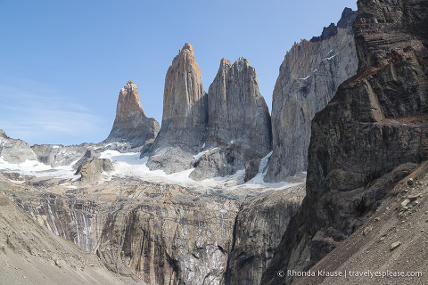 Hiking to Mirador Las Torres- Base of the Towers in Torres del Paine National Park