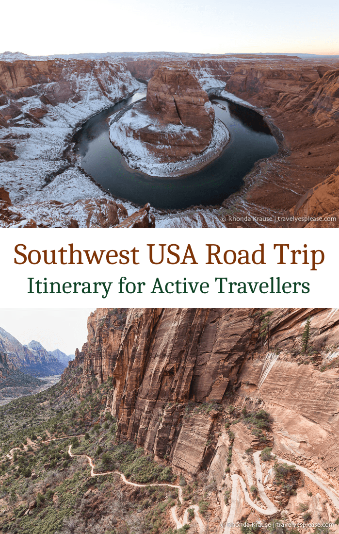 Southwest USA Road Trip- Itinerary for Active Travellers
