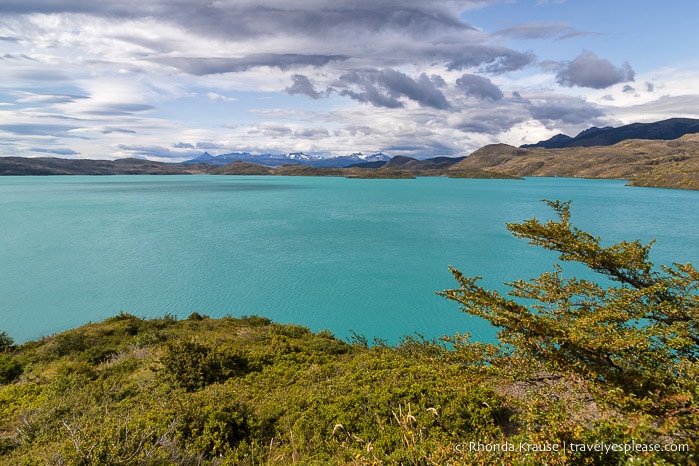 Lago Pehoe seen during the French Valley day hike