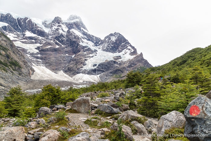 Hiking trail in the French Valley