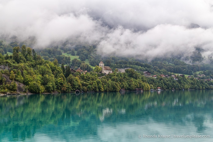 Scenery on the Lake Brienz cruise