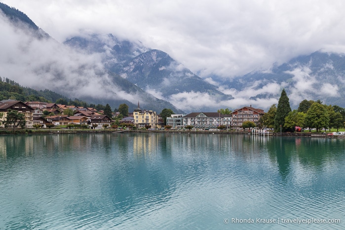 Bönigen, one of the villages around Lake Brienz