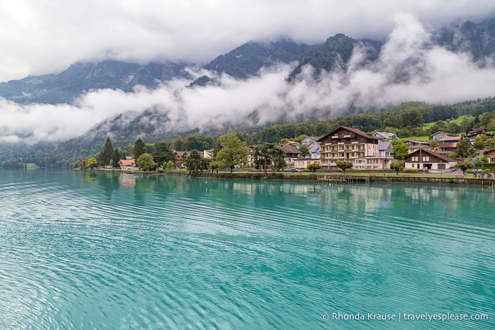 Scenery on the Lake Brienz boat tour