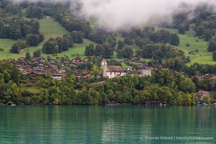 Ringgenberg, one of the villages on Lake Brienz