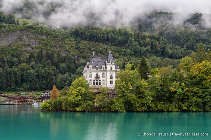 Castle on Lake Brienz