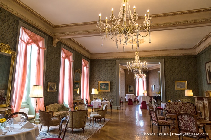 Interior of Grandhotel Giessbach