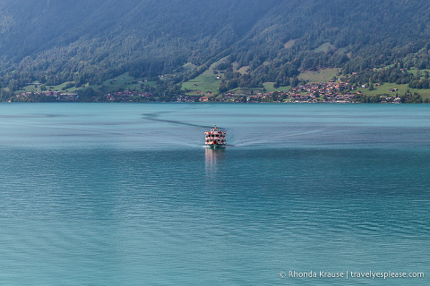 Lake Brienz boat cruise