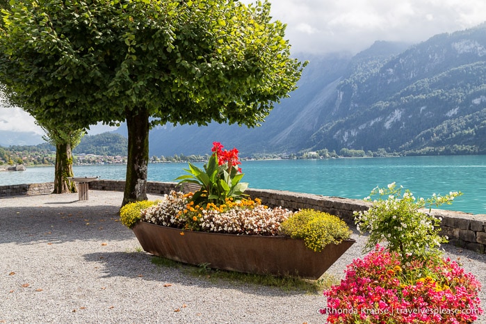 Brienz lakeshore path