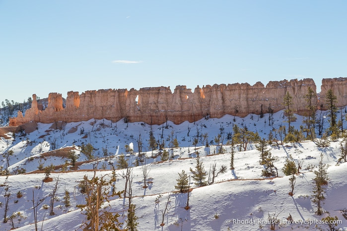Chinese Wall in Bryce Canyon National Park