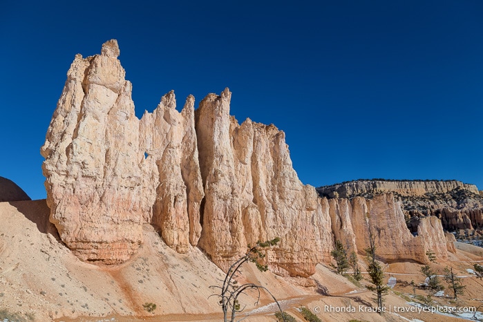 Rock wall on Fairyland Loop Trail