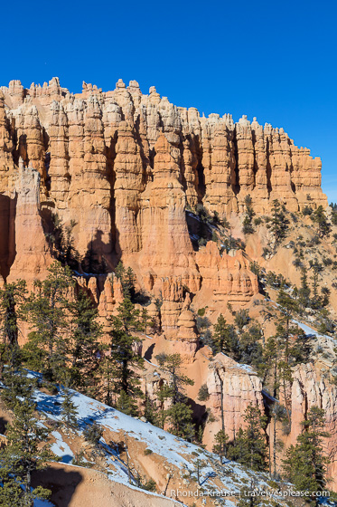 Wall of hoodoos