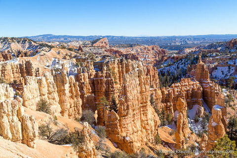 View of Bryce Amphitheatre from the Rim Trail