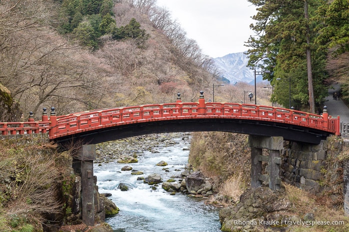 Things to do in Japan- Explore Nikko (sacred red bridge at Nikko)