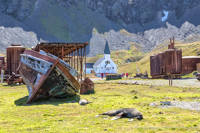 Ruins of the Grytviken Whaling Station- South Georgia Island