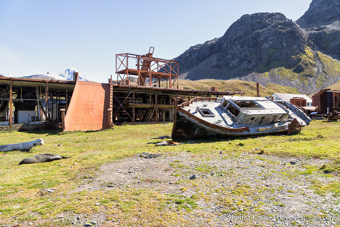 Ruinas de la estación ballenera de Grytviken