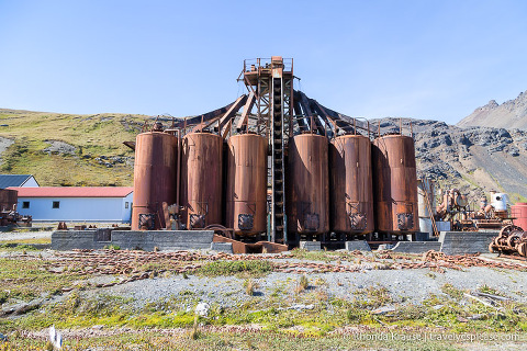 Cocina de grasa - estación ballenera de Grytviken