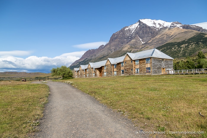 Hotel Las Torres beside a hiking trail.