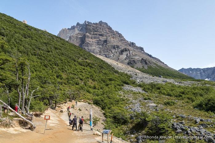 Trail to Mirador las Torres.