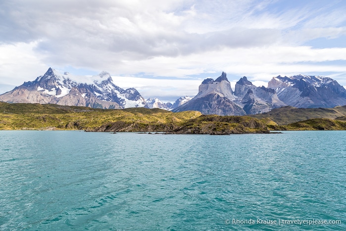 Mountains on the W Trek in Torres del Paine National Park.